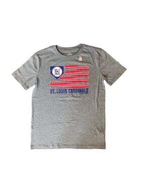 Genuine Merchandise STL Cardinals Baseball Gray Graphic T-Shirt XL (14–16) NWT